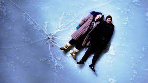 Visual from Eternal Sunshine of the Spotless Mind: Cinematic portrayal exploring memory, perception, and the awakening of intuition associated with the third eye chakra, as characters navigate the labyrinth of consciousness and intricate layers of human experience.