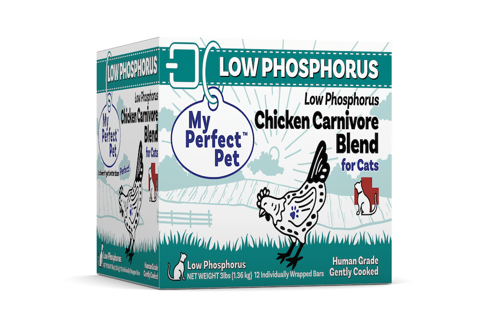 Low Phosphorus Chicken Carnivore Blend for Cats, by My Perfect Pet