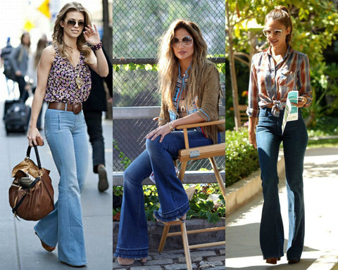 How to Mix Flare Jeans with our Vintage Items