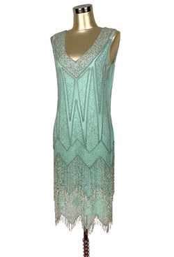 flapper evening dress