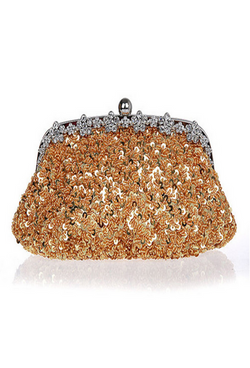 sequin clutch purse