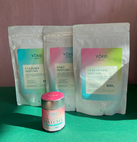 Types of Organic Matcha Powder by Yoko Matcha