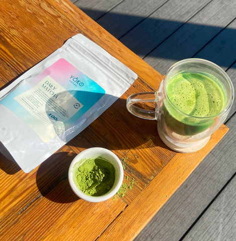 Daily Matcha Grade with Latte and Powder