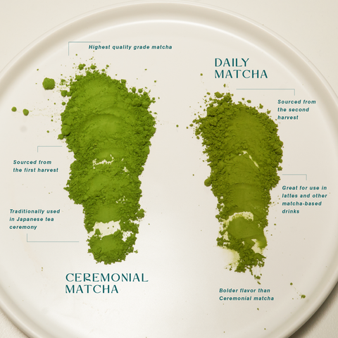Difference between Ceremonial and Daily Matcha Grades