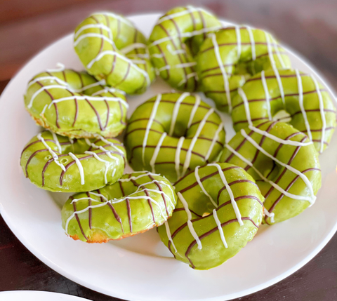 Matcha Baked Donuts