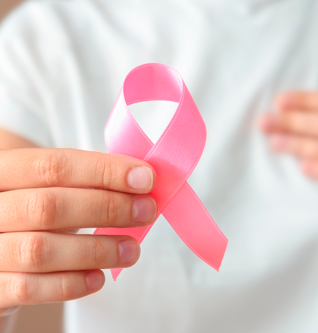 Pink Ribbon Symbolizing Cancer