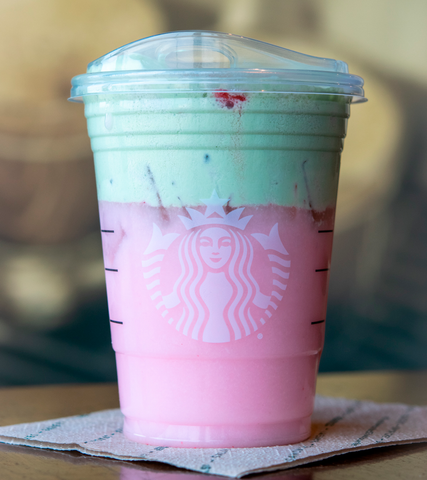 Starbucks Matcha Pink Drink