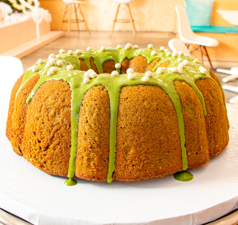 Vegan Matcha Pound Cake