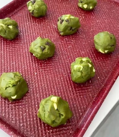 Matcha Cookies balls