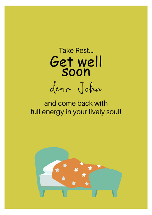 GBDS Sleep, Rest and Recover Get Well Gift-get well India