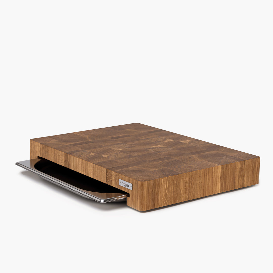 14 Cut Chop Square Cutting Board in Fumed Oak