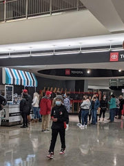 Cookie Dough Café cart at the Moda Center