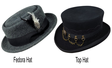 Top Hat vs Fedora Hat