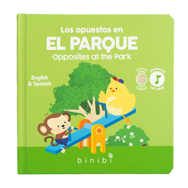 Binibi - Bilingual Music Book About Opposites: Opuestos En El Parque