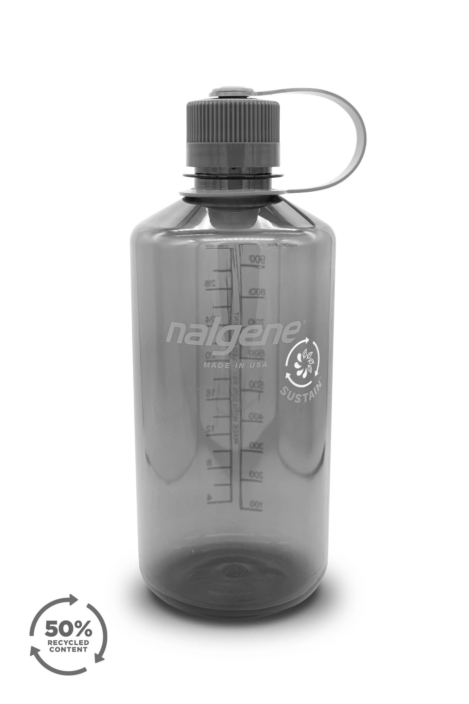 Nalgene Recycled Grip 'n Gulp Kids Water Bottle, USA Made