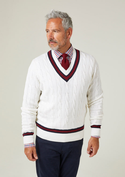 Wimbledon Cricket Jumper  Mens outfits, Clothes design, Ralph lauren