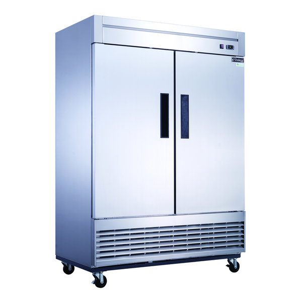 D55R 2 Door Reach-In Stainless Steel Refrigerator