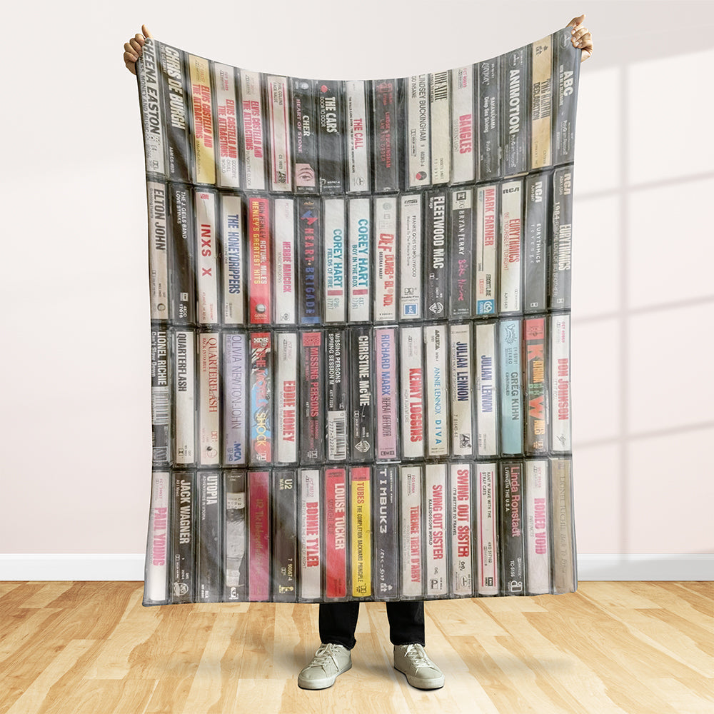 Personalized Gifts For Cassette Tape Lovers Blanket 04ohqn210125