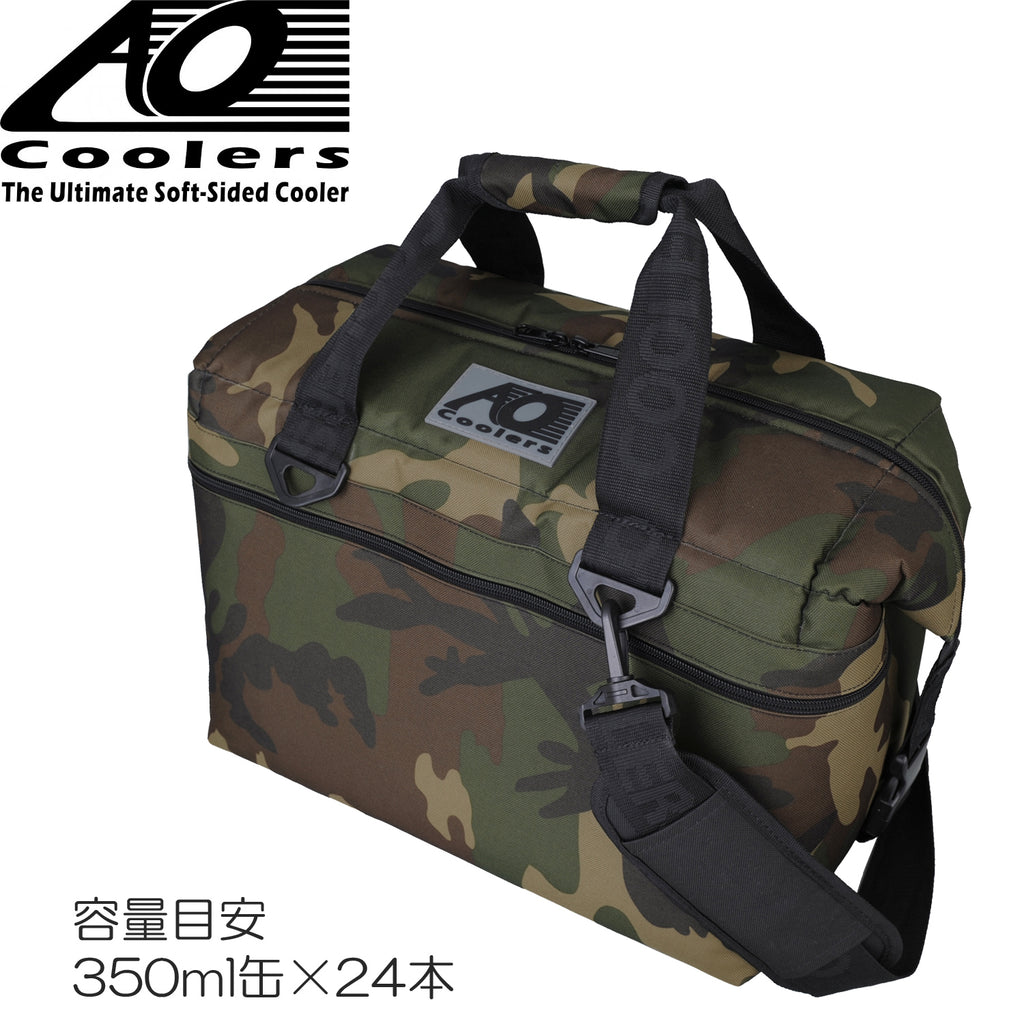 海外販売× 新品 AO Coolers 24パック ソフトクーラー ウッドランドカモ