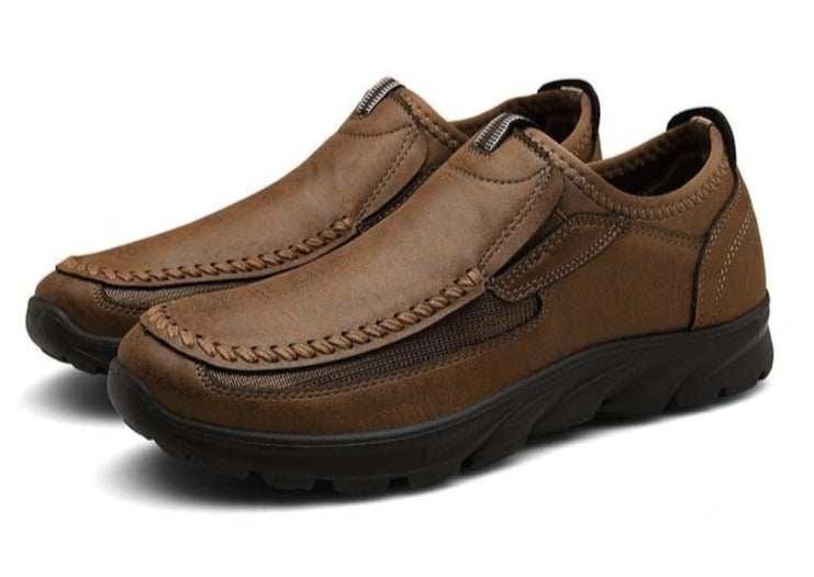 mediodía vena africano Bristol Plus™ Mocasines casuales de cuero genuino para hombre – EasyLifeCl