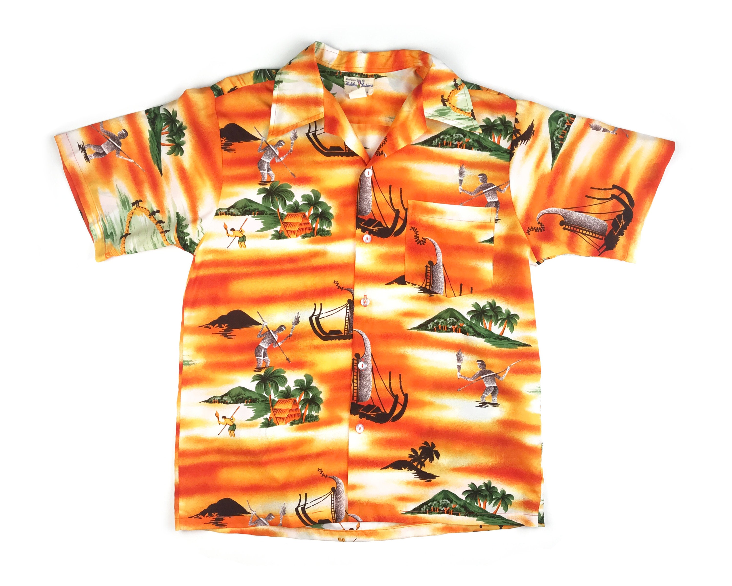 Vintage 90s Colorful Hawaiian Shirt – Goodboy Vintage