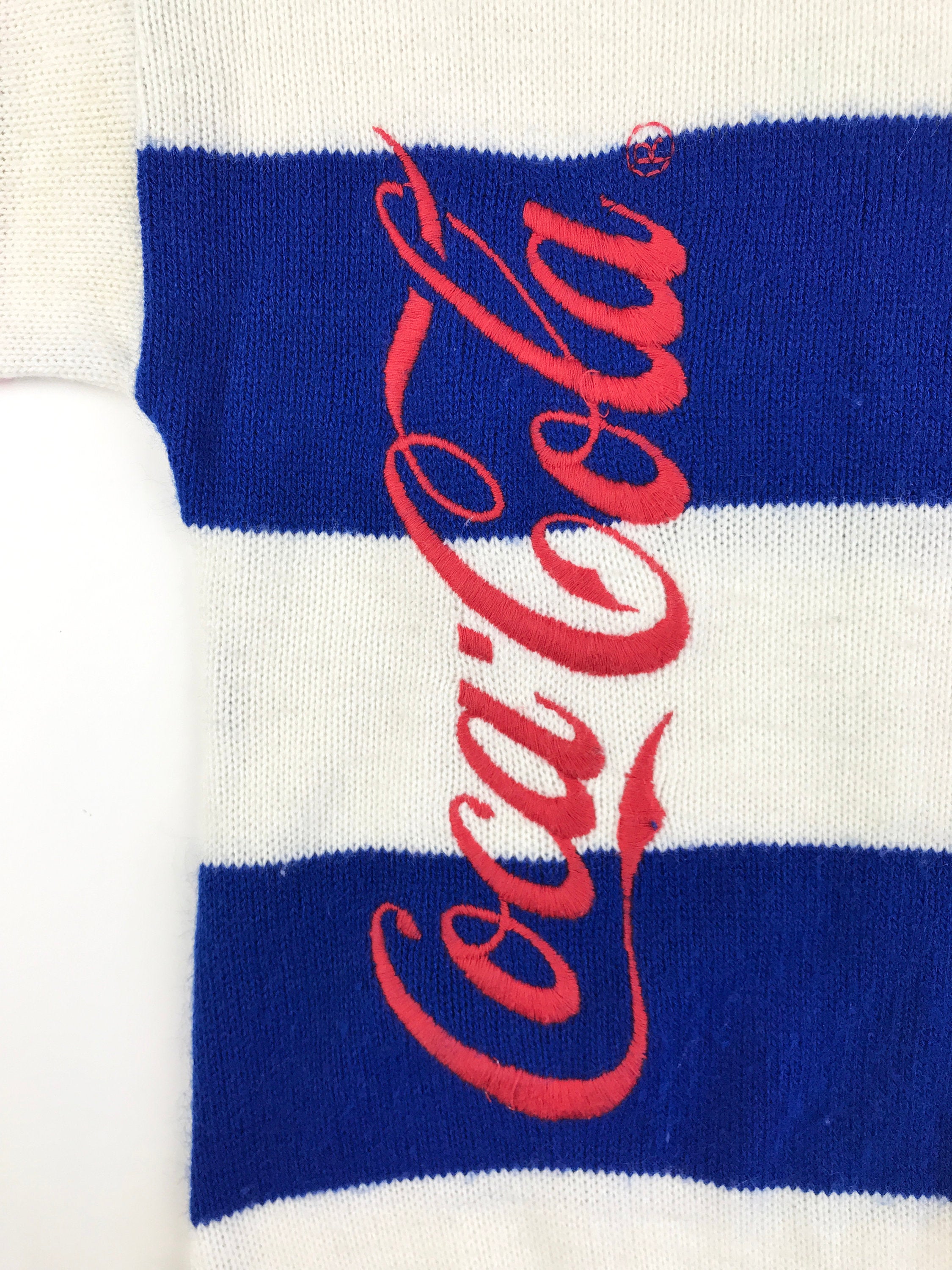 Vintage 80s Coca Cola Striped Sweater – Goodboy Vintage