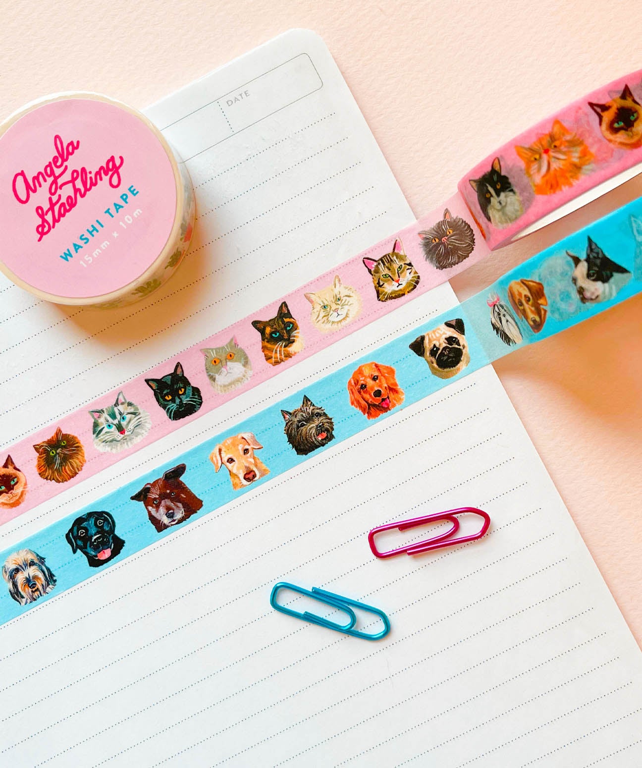 Dog and Cat Washi Tape