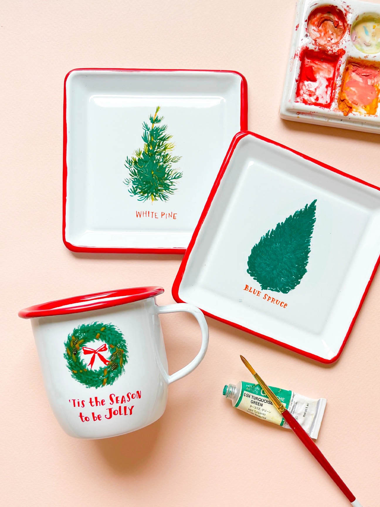 Christmas trees art for art licensing