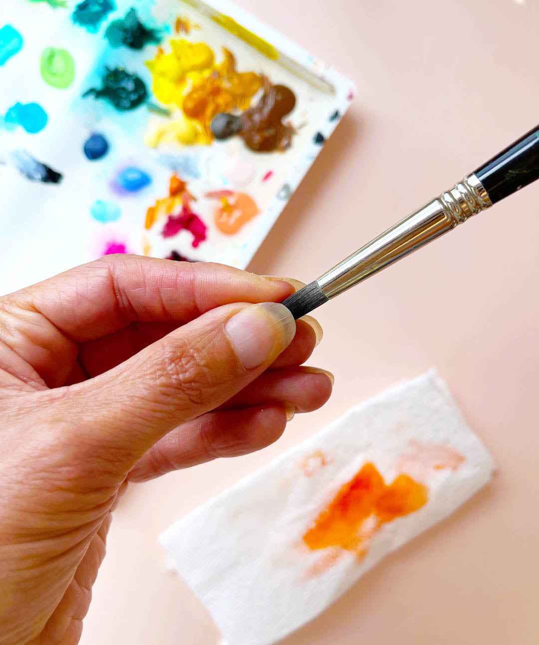 The Best Way to Clean Acrylic Brushes – Angela Staehling