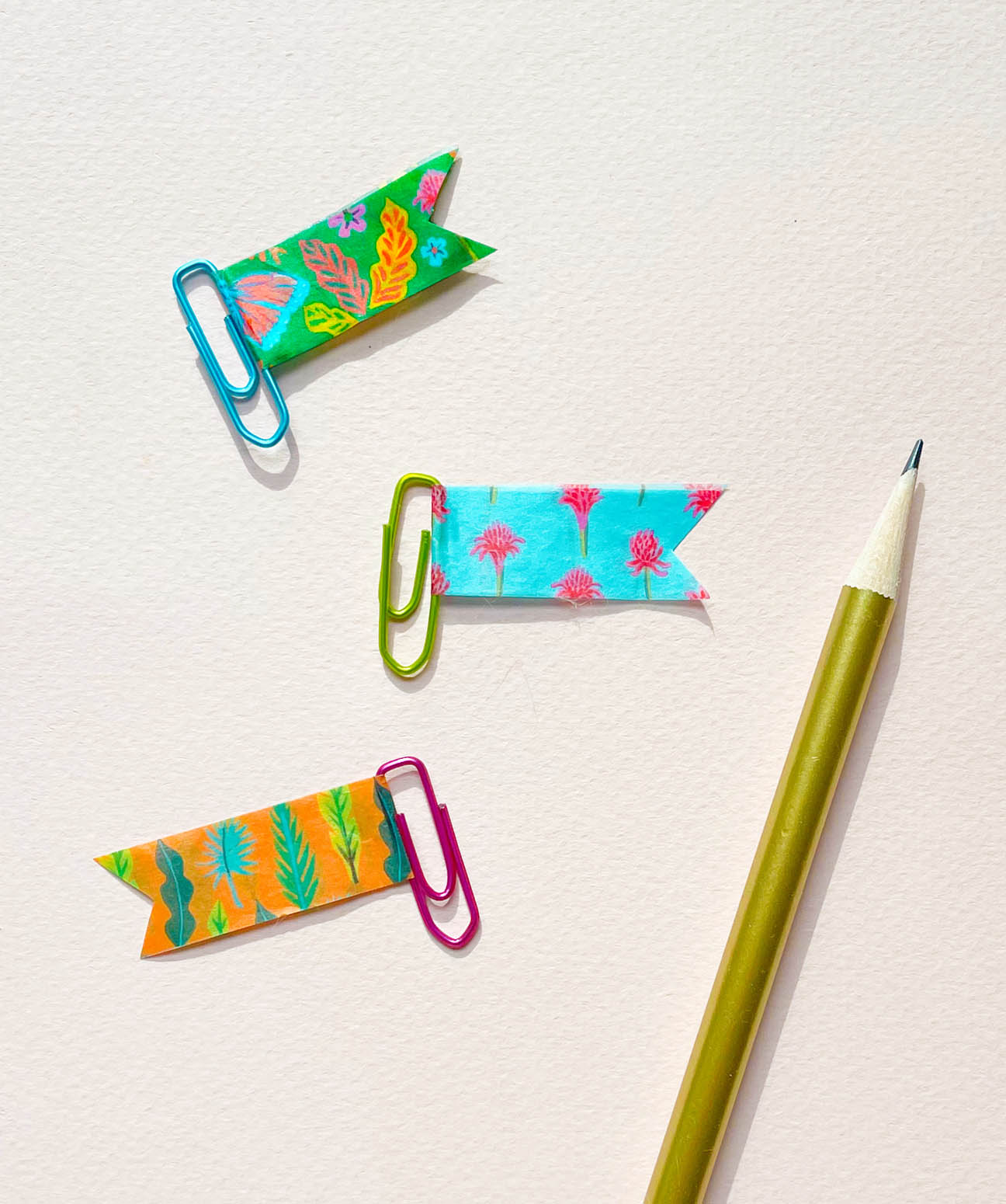 Paperclips washi tape
