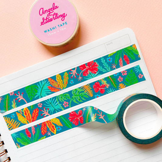 Tropical Jade Washi Tape – Angela Staehling