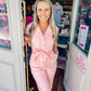 Pink Utility Jumpsuit - Southern Belle Boutique