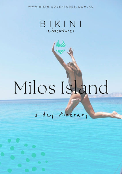Milos Island 3 Day Itininerary