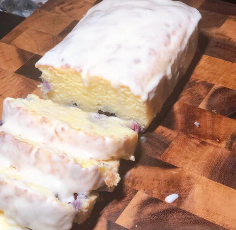 keto lemon blueberry pound cake