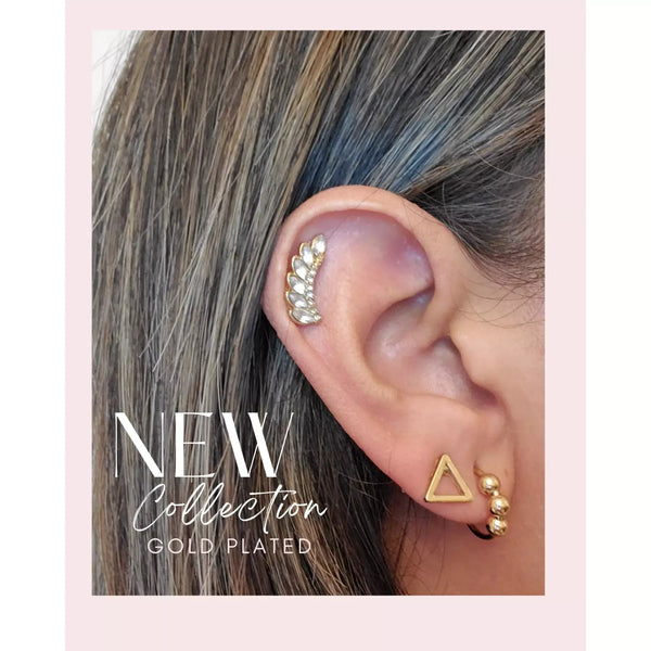 Bri Gold Plated Studs set