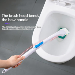 Disposable Toilet Cleaning Brush Set