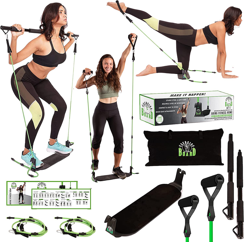 I'm Unlimited® Pilates Bar Kit & Video, 6 to 12 Resistance Bands