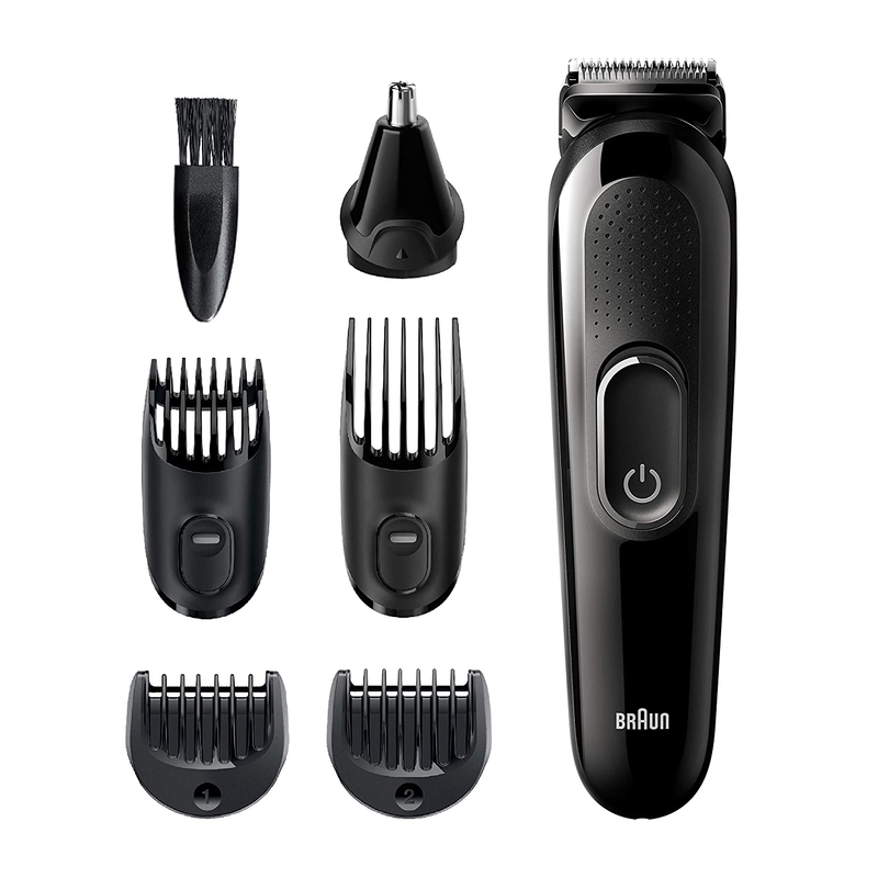 Philips Norelco Multigroom 3000 Beard, Moustache, Ear and Nose Trimmer  Black/silver MG3750/60 - Best Buy