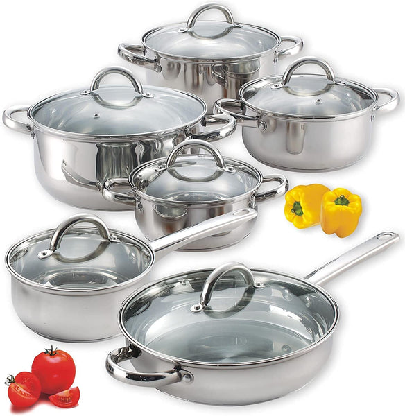  Multi-Size 8 piece Stainless Pot Set, Pots and Pans Set, Cookware  Sets Stainless Steel 4 pots (2qt, 3qt, 4qt & 5qt) By Lake Tian: Home &  Kitchen