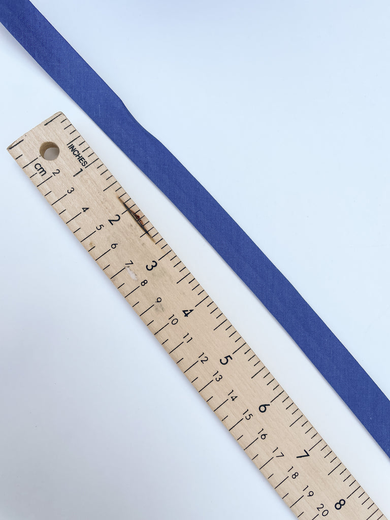 Cotton Bias Tape By the Yard - Blue – Lucky DeLuxe Fabrics