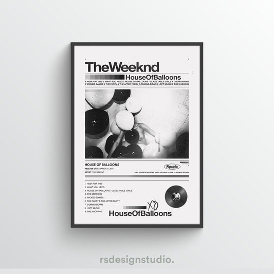 The Weeknd After Hours Album Poster – rsdesignstudio