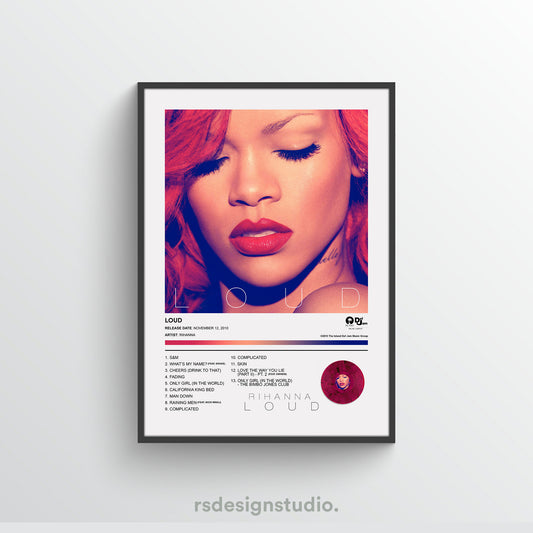 Rihanna Rated R 11x17 Double Sided Poster 