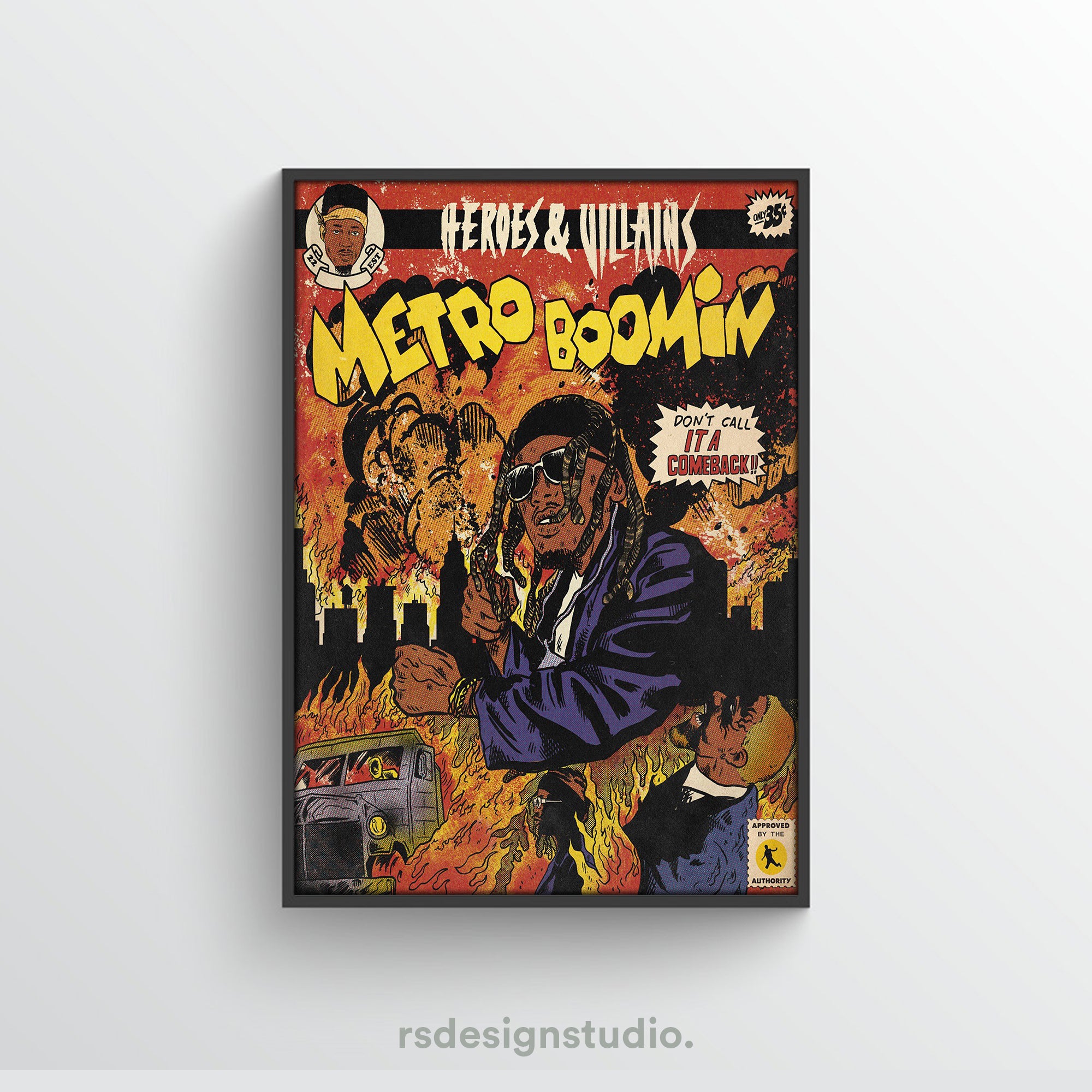 人気大割引 TRAVIS SCOTT COMIC COVER／METRO BOOMIN 印刷物 - hesnor.com