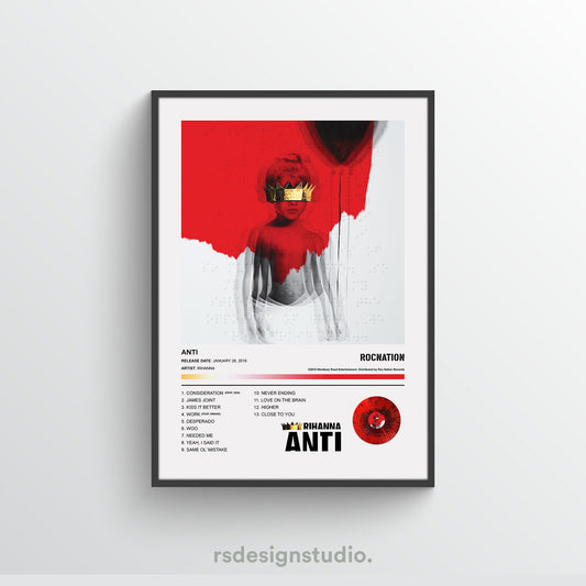 Rihanna Rated R 11x17 Double Sided Poster 