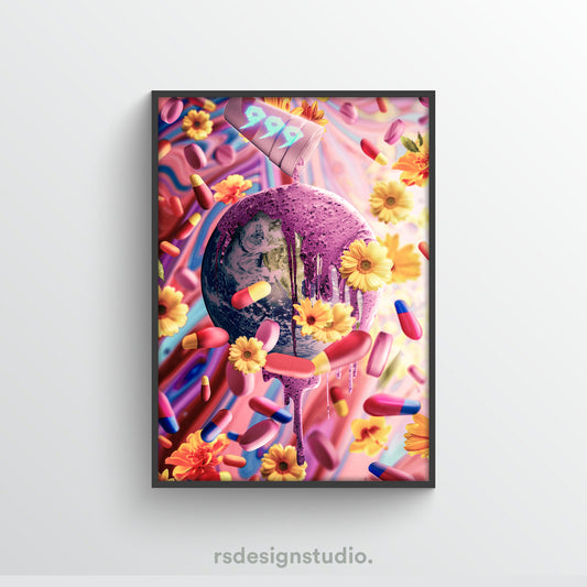 Juice WRLD & Eminem LACE IT Poster – rsdesignstudio