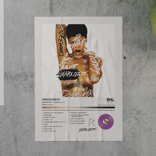 Rihanna Rated R 11x17 Double Sided Poster 