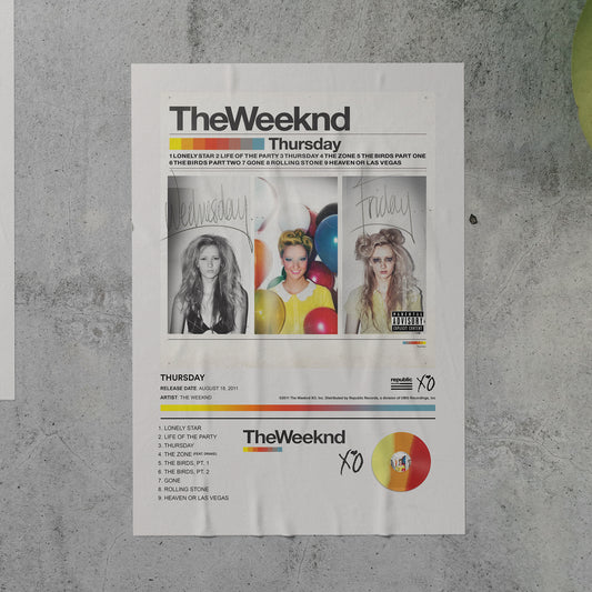 The Weeknd After Hours Album Poster – rsdesignstudio