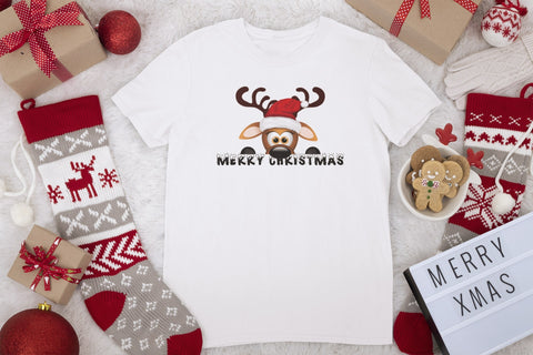 Merry Christmas Reindeer T-Shirt