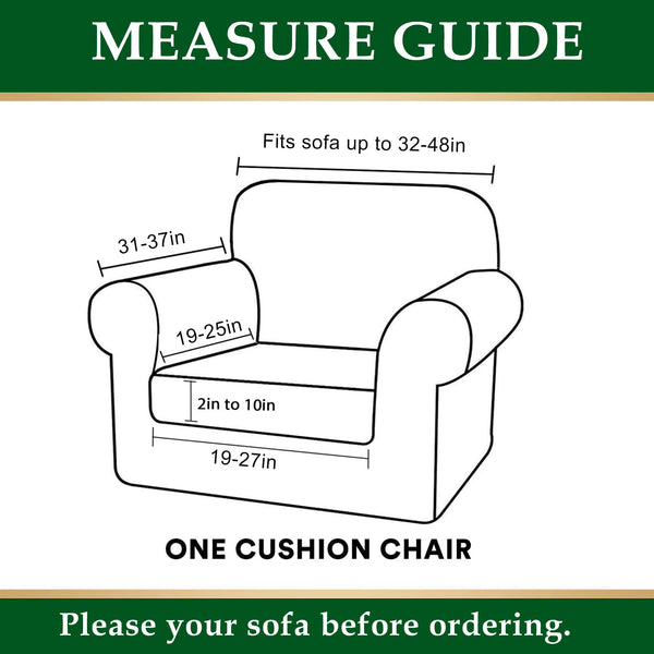 size details for armchair