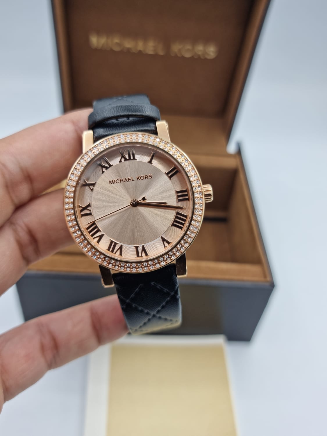 Michael Kors Ladies Rose Gold Watch  Karine  Co